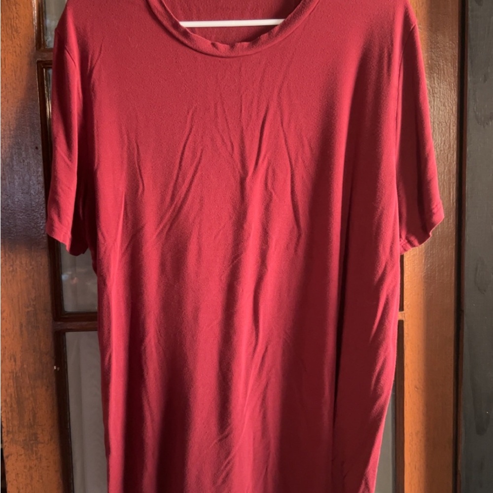 Crew Neck T-Shirt - Red